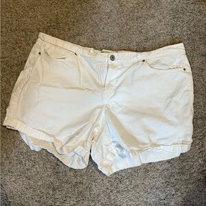 🌟Vintage America White Shorts Casual Style